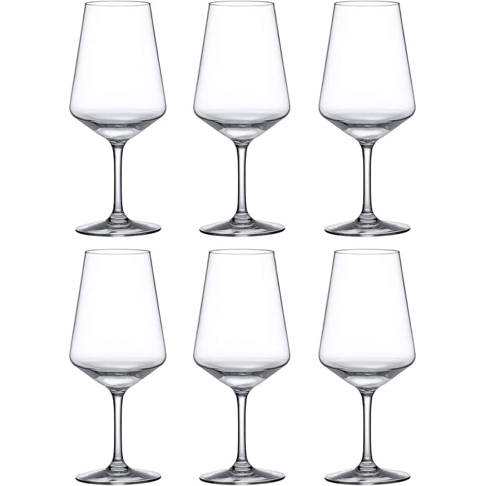 Елегантні келихи для вина 6 шт 590 мл Amazing Abby