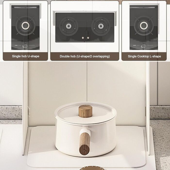 Кухонний фартух бризкозахисний екран для кухні 36 х 32 х 17,5 см Gevvnss