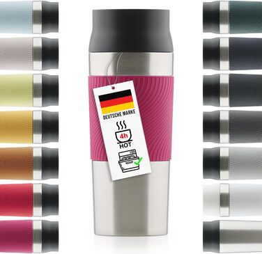 Термочашка класична 350 мл ягідно-рожевий Blumtal