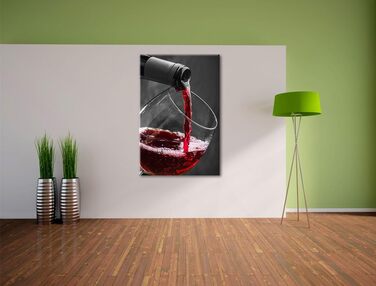 Смачне червоне вино, картина 80 x 60 см Pixxprint
