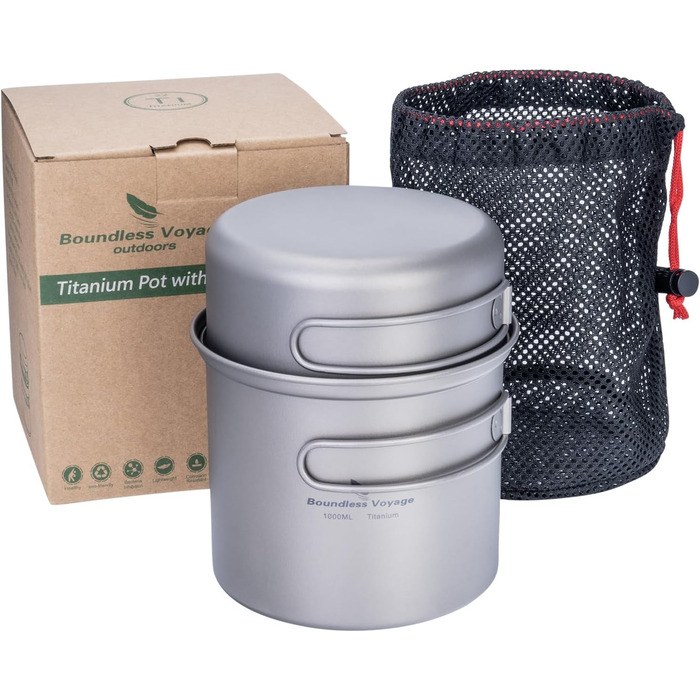 Набор производной посуды для кемпинга 500 и 1000 мл iBasingo