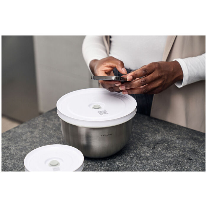 Стартовый набор для вакуумирования, 9 предметов, нержавеющая сталь Fresh & Save Zwilling