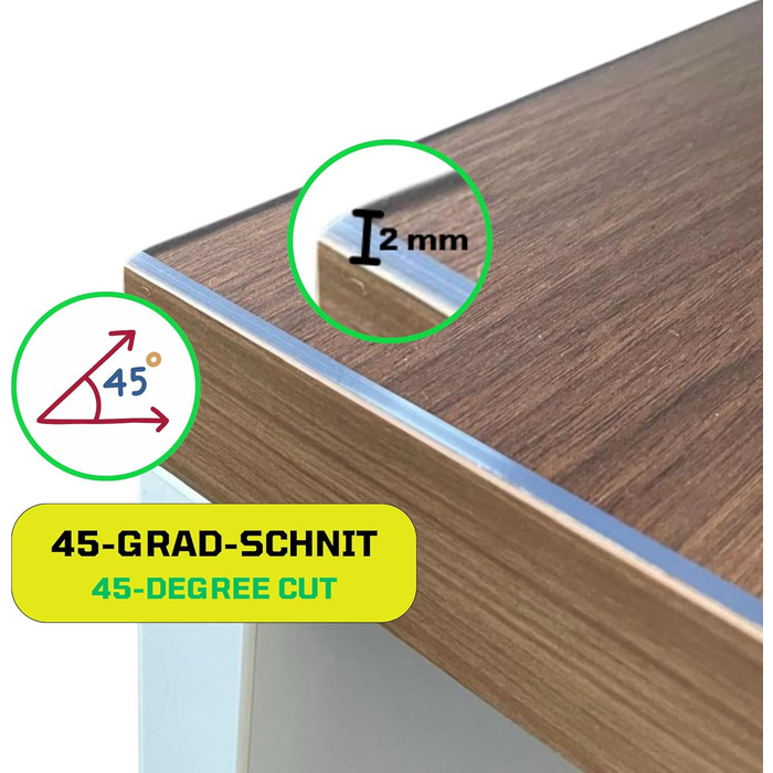 Скатерть прозрачная и водонепроницаемая 120 х 80 см MOM'S HOME