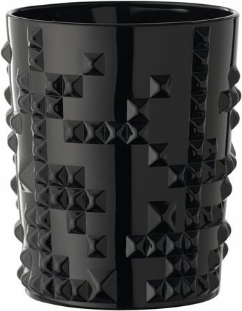 Набір лонг-дрінків із 4 предметів, кришталевий келих, 390 мл, панк, 0099498-0 (стакан для віскі, чорний)