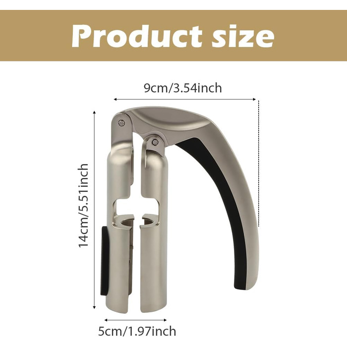 Штопор для бутылок шампанского и вин Kisbeibi