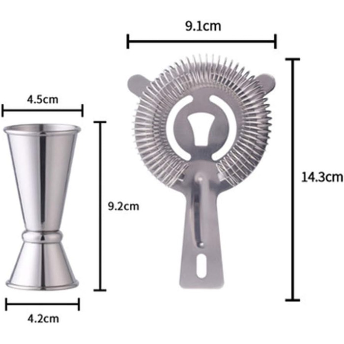 Набір для коктейлів 16 предметів LZXBC