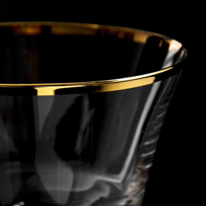 Келих для коктейлю 200 мл, Retro Gold Rim Fizz, Urbanbar (Урбанбар)