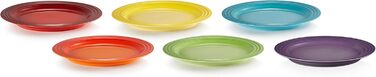 Набір тарілок для сніданку 22 см, різнокольоровий Le Creuset
