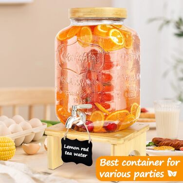 Диспенсер для напитков с краном на стойке 7,6 л AIQI