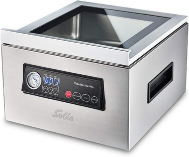 Вакуумный упаковщик 7 л, в комплекте 30 вакуумных пакетов Chamber Vac Pro Solis