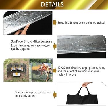 Ветрозащитный экран из нержавеющей стали 150 х 15 х 50 см drado