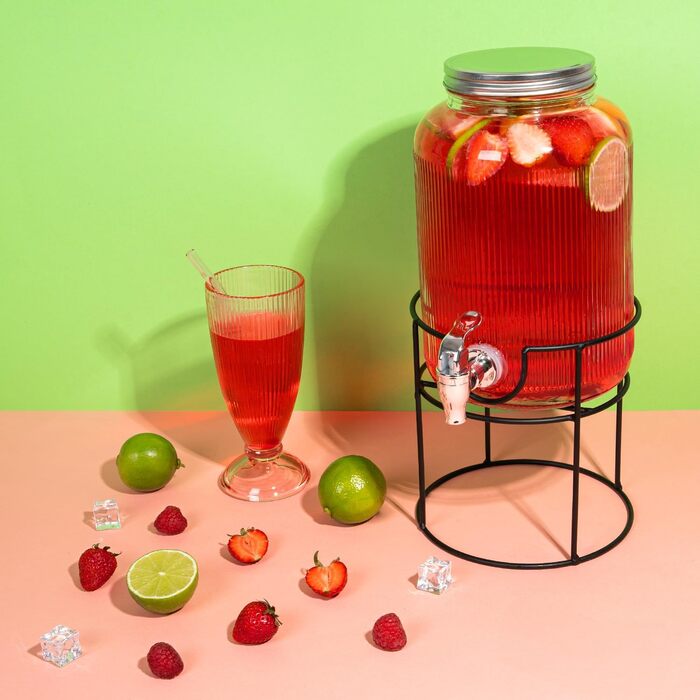 Диспенсер для напитков с подставкой 4 л SUPERBUTELKI.PL