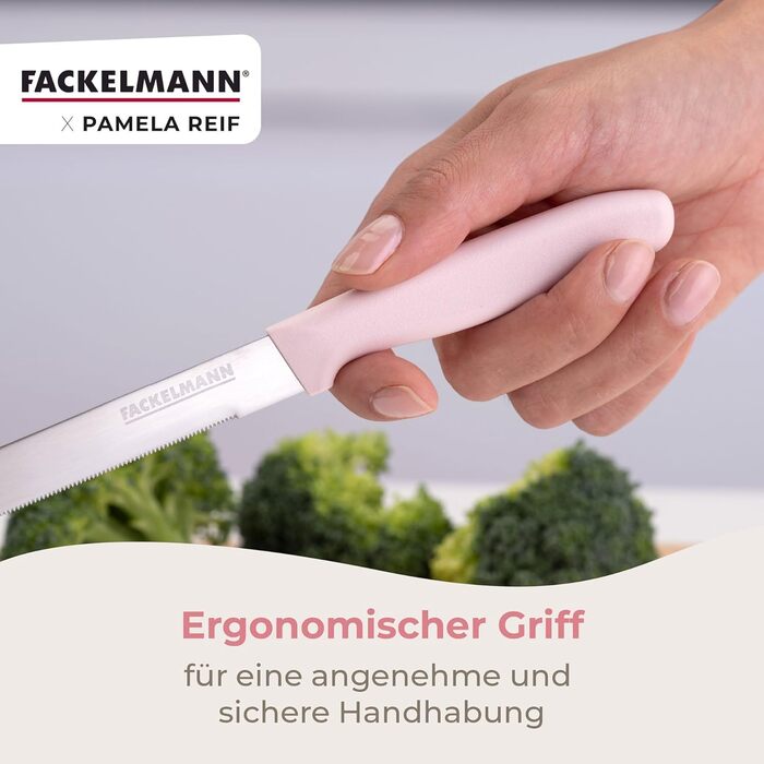 Нож для овощей 12 см, розовый Pamela Reif Fackelmann