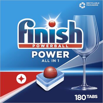 Таблетки для посудомийної машини без фосфатів 180 таблетками Finish