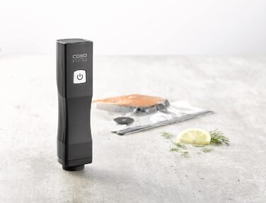 Ручной вакуумный упаковщик с 3 стеклянными вакуумными контейнерами, 10 пакетами ZIP и наклейками Food Manager, беспроводной, до 150 минут работы, перезаряжаемый (ручной вакуумный упаковщик, одинарный)