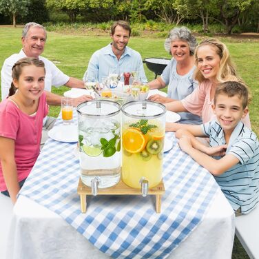 Диспенсеры для напитков со стойкой 2 х 6 л AIQII