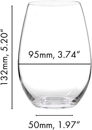 Набір з 2 келихів без ніжки для червоного вина Шираз 0,67 л, O Wine Tumbler Riedel