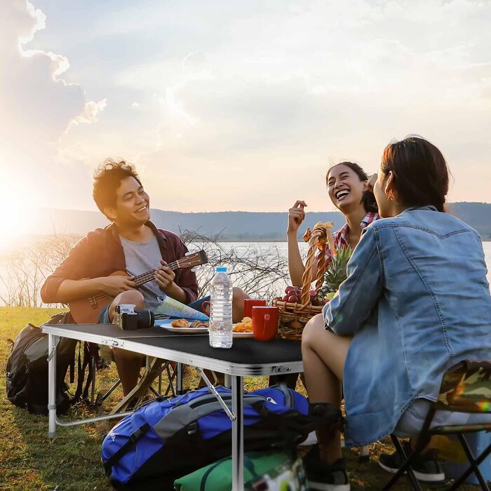 Складний багатофункціональний кемпінговий стіл 120 х 60 см GOODS+GADGETS