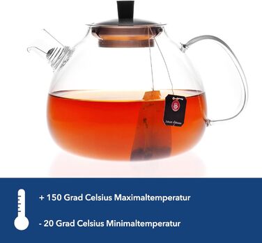 Заварочный чайник с сетчатого фильтра - 1,5 литра, Hanseküche