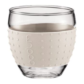 Набір склянок з силіконової захистом молочні, 0,35 л, 2 предмета, Pavina Bodum