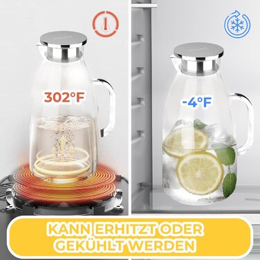 Кувшин с крышкой и щеткой для горячих/холодных напитков 3 л SUSTEAS