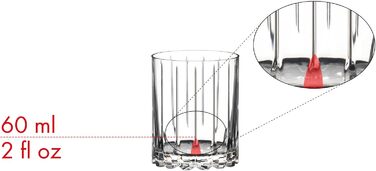 Набір келихів Riedel Double Old Fashioned, 2 шт., для коктейлів, кришталь, можна мити в посудомийній машині - 6417/07