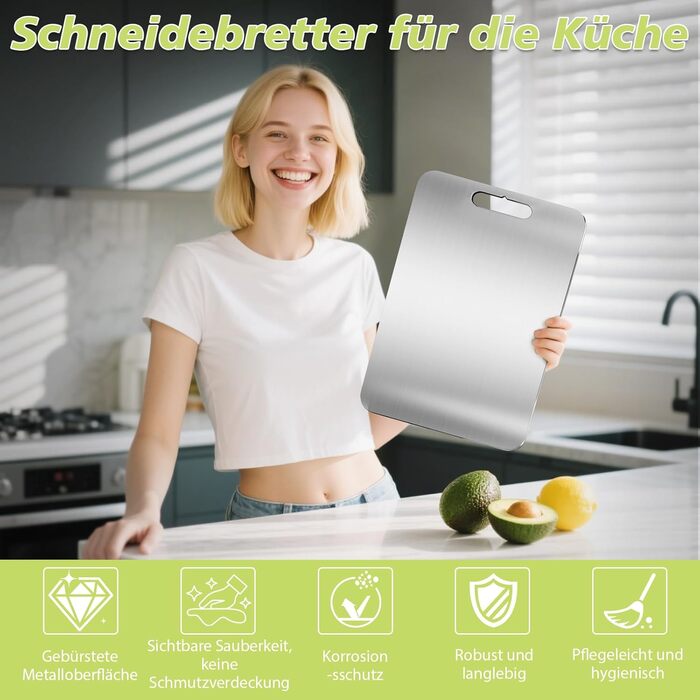 Набір з 3 обробних дощок з титановим покриттям PARPAT