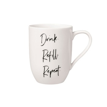 Кружка "Drink. Refill. Repeat." 0,28 л Statement Villeroy & Boch