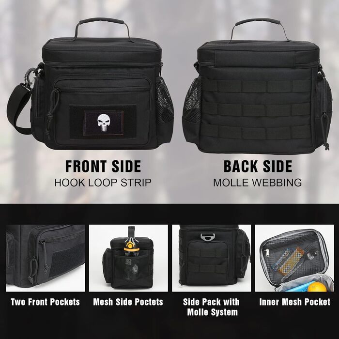 Термосумка 12,3 л чорна Bunnychic