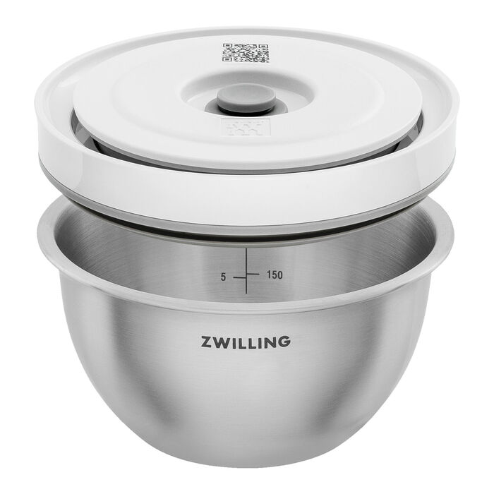 Миска з вакуумною кришкою 12 см, нержавіюча сталь Fresh & Save Zwilling