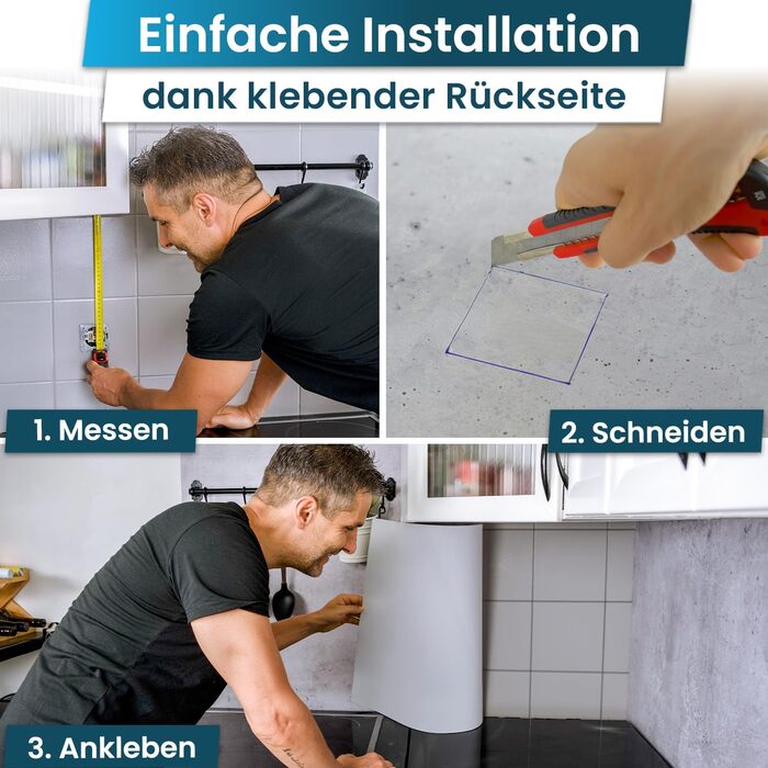 Самоклеящийся кухонный передник от брызгов 220 х 60 см danario