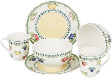 Набір для сніданку для 2 осіб, 6 предметів French Garden Fleurence Villeroy & Boch