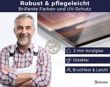 Кухонний фартух timalo зі скляним виглядом Акрилове скло 2 мм Бризкозахисна стіна для плити, скляний фартух, акрилова скляна настінна панель, захисна панель для фартуха Бетонно-блакитно-сірий (60x52 см, 204- Чумацький Шлях)