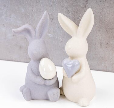 Декоративна фігурка кролика 2 шт levandeo