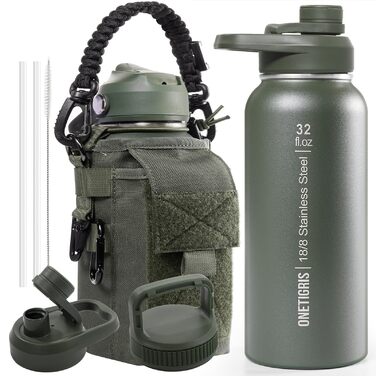 Фляга из нержавеющей стали 900 мл оливково-зеленый OneTigris