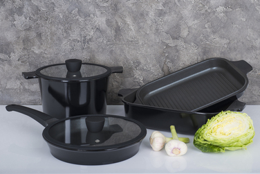 Каструля RINGEL Zitrone Black (4.2 л) 24 см (6471575)