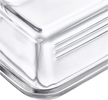 Маслянка Westmark - ідеально підходить для сервірування та зберігання - можна мити в посудомийній машині - спеціальне полегшення для надійного захоплення (скло, набір з 2 шт. )
