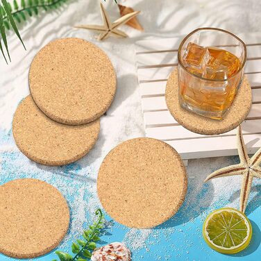 Коркові підставки для напоїв 100 шт Xaztr