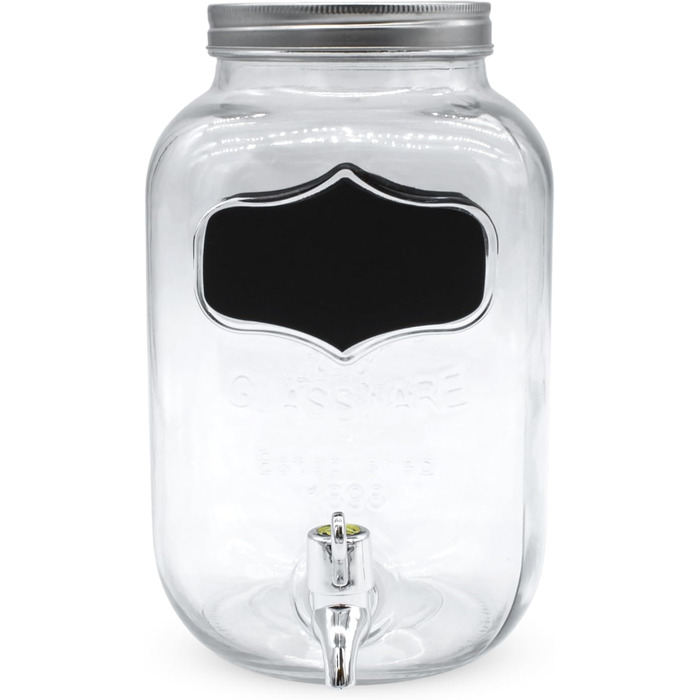 Набор диспенсеров для напитков 2 стеклянных по 4 л Spetebo