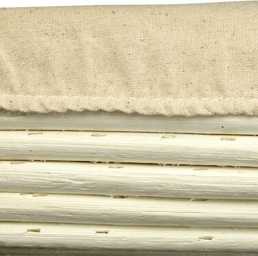 Расстоечная корзина Westmark, для 1500-2000 г теста для хлеба, овальная, длина ок. 40 см, ротанговый тростник, светло-бежевый, 32022270 (набор из 2 шт., длина 27,5 см)