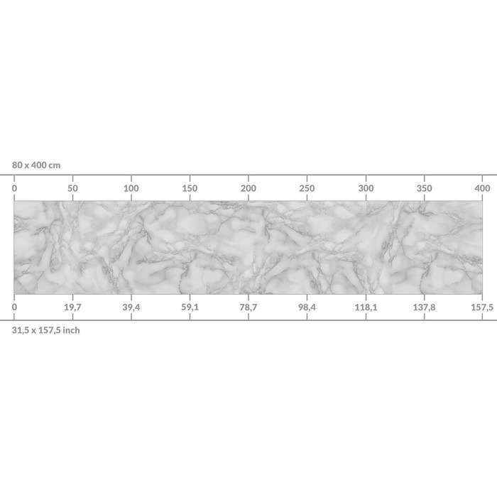 Плівка для кухонного фартуха, глянцева, 70x100 см, мармуровий вигляд, чорно-білий, бризкозахисна, плитка, дзеркало, клейка плівка для кухонного фартуха (преміум-класу, 80 см x 150 см)