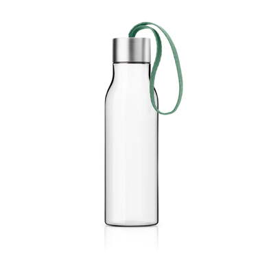 Пляшка 0,5 л прозора / зелена Trinkflasche Eva Solo