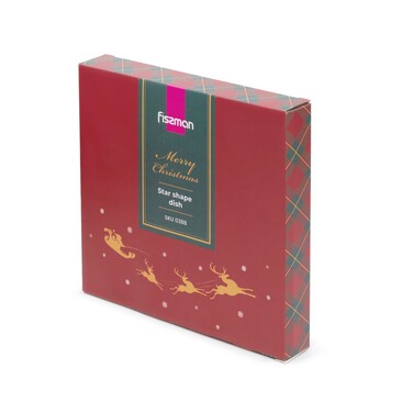 Блюдо у формі зірки Fissman 20,7х20 см доломіт (0388)