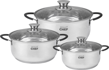 Набор посуды Bravo Chef Safran (6 предметов) (7163547)