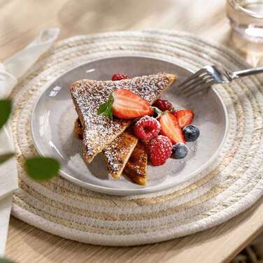 Тарілка 20,1 см бежева Perlemor Villeroy & Boch