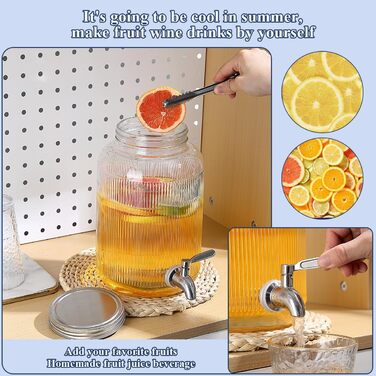 Диспенсер для напоїв з краном 4 л Evanda