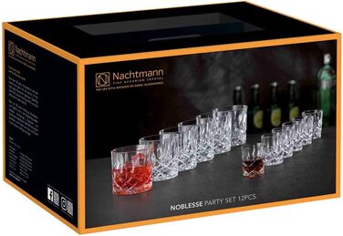 Набір склянок та чарок для вечірки, 12 предметів, Noblesse Nachtmann