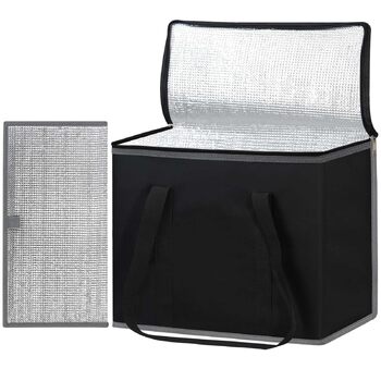 Велика термосумка 30 л чорна DSDCDJ