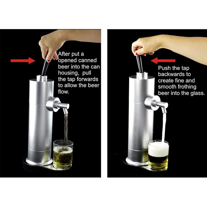 Міні-кегератор для пива система розливу з піною для домашніх барів Generisch