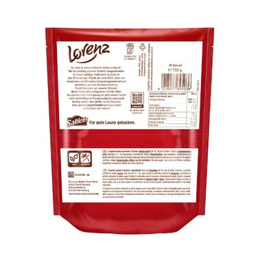 Крекер Salletts Laugencracker, 12 упаковок по 150 г Lorenz